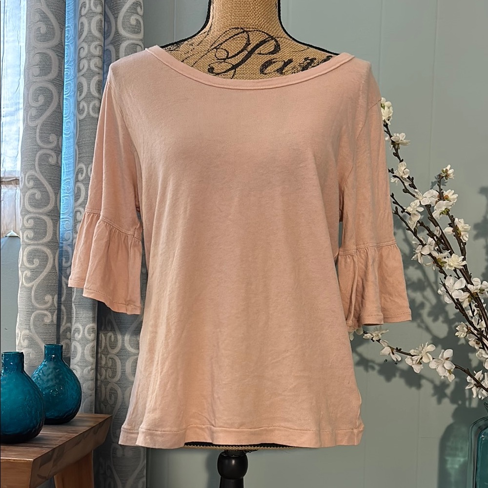NWT Splendid Ruffle Sleeve Tee